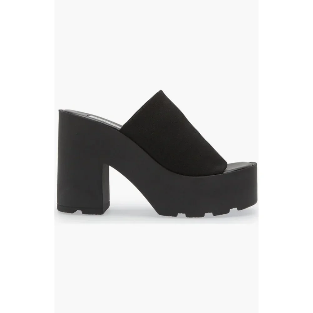 Steve Madden Sz. 39(8.5) Black Sami Platform Sandal